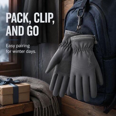 Winter Gloves Cold Weather Gloves Waterproof Windproof Snow Warm Gloves for Outdoor Sports Daily Work in Saudi Arabia