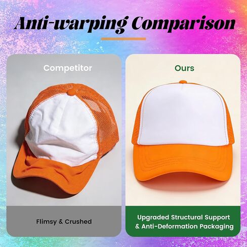 Joyclub 15 Pack Colorful Trucker Hats Bulk Adjustable Sublimation Hats Blank Snapback Mesh Baseball Cap for Man Women in Saudi Arabia