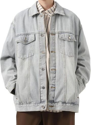 Men's Trucker Coat Denim Jackets in Saudi Arabia