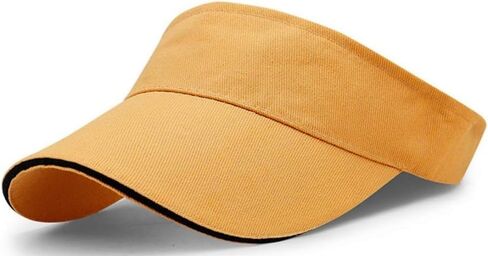 Unisex Sun Visor Hat Empty Top Baseball Cap Lightweight Sun Hat Beach Cap with Adjustable Strap for Running, Tennis, Golf in Saudi Arabia