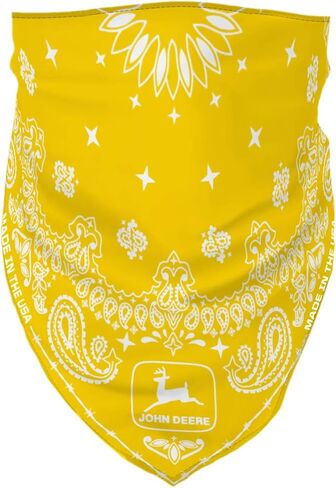 John Deere Logo USA Made 2-Pack Bandanas, Green & Yellow in Kuwait