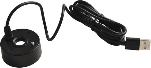 صانع رذاذ USB 5 فولت، مبيد مرطب للهواء لنافورة المياه والمناظر الطبيعية لحوض السمك، كابل 1.4 متر تشغيل هادئ للاستخدام الداخلي والخارجي، أبيض (أبيض) in Kuwait