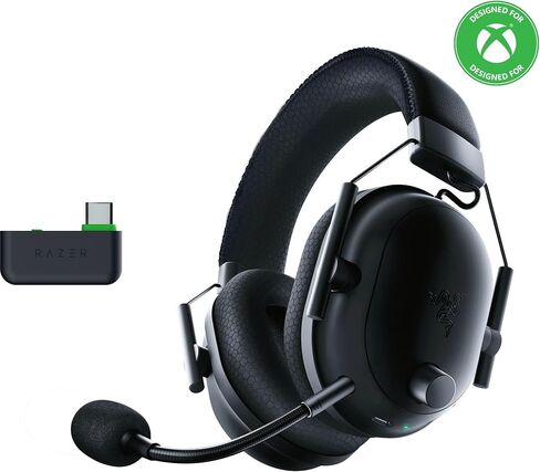 سماعة ألعاب Razer Blackshark V2 Pro Wireless Xbox: برامج تشغيل 50 مم - ميكروفون عريض عريض - ضوضاء أفخم عزل عزل - لأجهزة Xbox ، PS5 ، وحدة التحكم ، الكمبيوتر الشخصي ، Mac - Bluetooth ، USB -C - بطارية 70 ساعة - أبيض in Kuwait