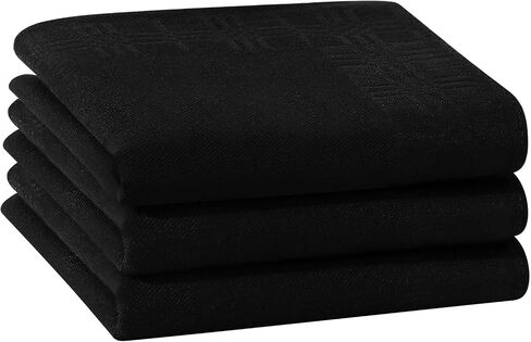Black Handkerchiefs for Men, Luxury Men’s Handkerchiefs for Funeral Daily, Thick Hankies for Men, 17 * 17" in Saudi Arabia
