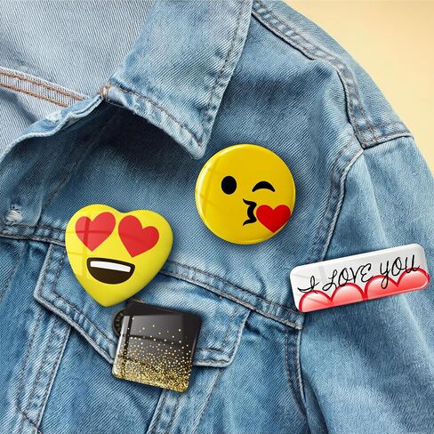 Custom Pins with Photo Logo or Text,1-1000pcs Personalized Button Pins,Custom Buttons for Events,Birthday,Parties,Campaigns or Memorials in Kuwait