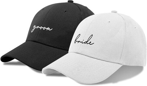Mr and Mrs Hats - Wedding Gifts for Couples, Couple Gift for Anniversary - Matching Couples Baseball Cap Set in Saudi Arabia