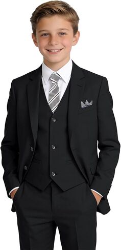 Boys Suits Kids Formal Suit Set Dress Clothes for Boy Wedding Ring Bearer Outfit Communion Easter Tuxedo Suits in Kuwait