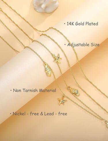 Waist Chain for Women 14K Gold Plated Waist Beads Belly Chain Dainty Layered Body Chain Belt Beach Jewelry for Women Sexy Waterproof Non Tarnish Adjustable Summer Jewelry Accessories in Kuwait