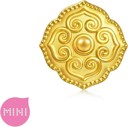 CHOW SANG SANG 999 Gold Charme Auspicious 'Sihe Ruyi' Charm Bracelet for Women & Men 17cm 96271C in Kuwait