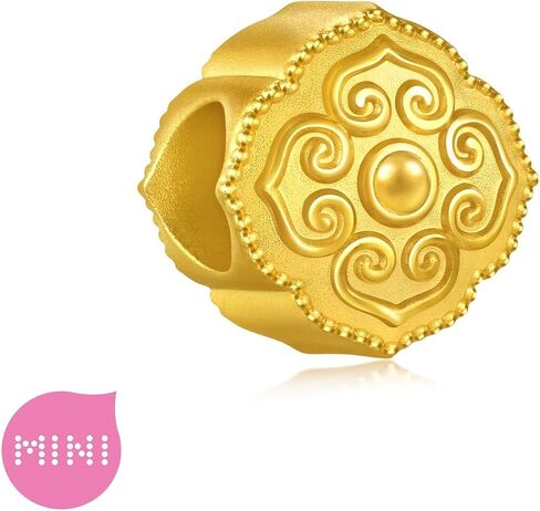 CHOW SANG SANG 999 Gold Charme Auspicious 'Sihe Ruyi' Charm Bracelet for Women & Men 17cm 96271C in Kuwait