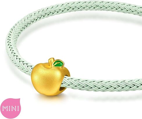 CHOW SANG SANG 999 Gold Charme Apple 'Ping An' Charm Bracelet for Women & Men 17cm 96532C in Kuwait