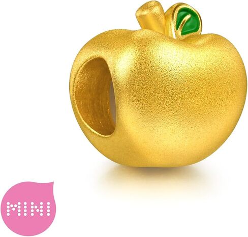 CHOW SANG SANG 999 Gold Charme Apple 'Ping An' Charm Bracelet for Women & Men 17cm 96532C in Kuwait