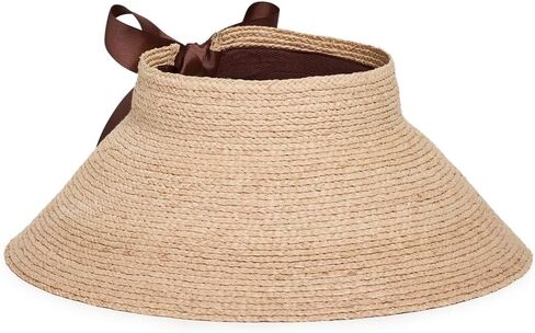 Jenni Kayne Women's Shore Raffia Natural Visor in Saudi Arabia