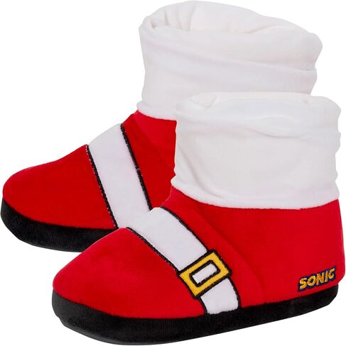 Sonic The Hedgehog Slipper Boots for Kids Slippers Novelty Dress Up Trainer Gamer Fleece House Shoes in Kuwait
