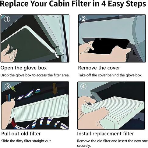 Freairpilot CF11819 Cabin Air Filter,Replacement For Hyundai/GMC/KIA/Saturn. OEM# CP819,19130294,20901295,97133-3SAA0,97133-A9000,2TF79-AQ000,3RF79-AQ000,3SF79-AQ000 ﻿ in Saudi Arabia