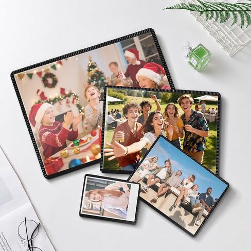 12 Pack Magnetic Picture Frames for Refrigerator,4x6 Inches Magnetic Picture Frame,Magnetic Frames For Refrigerator,Locker,Wall,Cabinet(Black) in Saudi Arabia