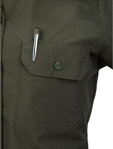 Mercer Culinary Women's Brewer Shirt, Olive Green, S in Saudi Arabia