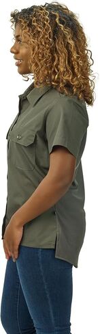 Mercer Culinary Women's Brewer Shirt, Olive Green, S in Saudi Arabia