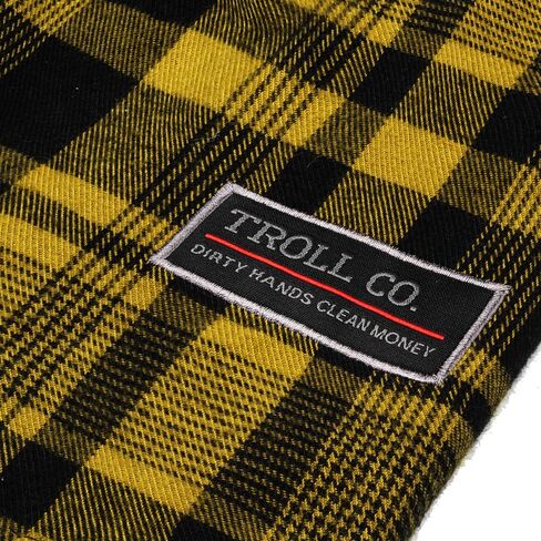 Men’s Plaid Flannel Shirt – Long Sleeve Button Down, Cotton Blend, Regular Fit, Snap Closure, Casual Work Shirt in Kuwait