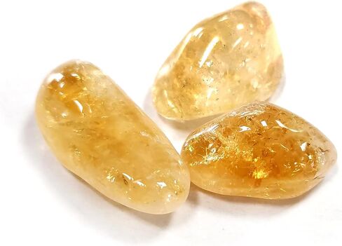 1 X Set of 3 Citrine Stones Gemstones Crystals in Kuwait
