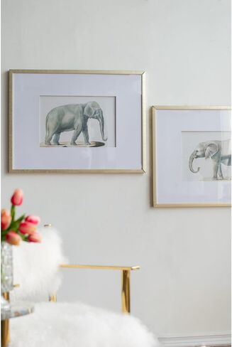 23.6x31.5 Elephant Pencil Drawings, Set of 2 in Kuwait