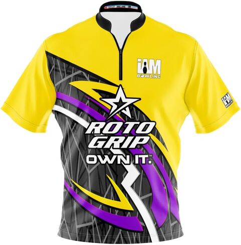Logo Infusion Dye-Sublimated Bowling Jersey (Sash Collar) - I AM Bowling Fun Design 2021-RG - Roto Grip in Kuwait