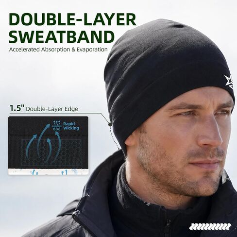 Lightweight Cooling Skull Cap for Men Hard Hat Helmet Liner Moisture Wicking Sweatband Cycling Running Beanie in Saudi Arabia
