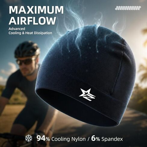 Lightweight Cooling Skull Cap for Men Hard Hat Helmet Liner Moisture Wicking Sweatband Cycling Running Beanie in Saudi Arabia