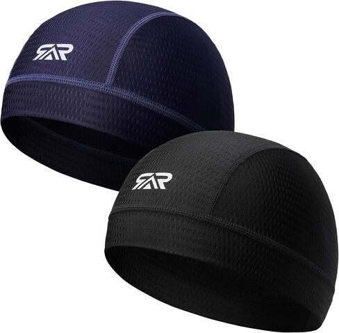 LONGLONG 2 Pack Cooling Skull Caps - Lightweight Under Cap, Breathable Mesh Helmet Liner for Motorcycle Cycling Running in Saudi Arabia