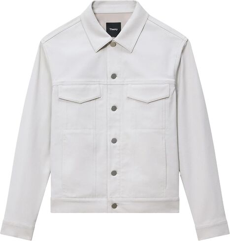 Theory Mens River Jacket in Neoteric Twill Fog XX-Large in Kuwait