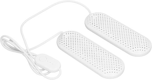 Rengue USB Shoe Dryer with Timer, Dryer for Adults and Students, 122F Fast Drying, Portable, ABS and Ceramic, 6.3x18cm USB Shoe with Timer, Deodorizing Boot Nan Household Appliances (White) in Kuwait
