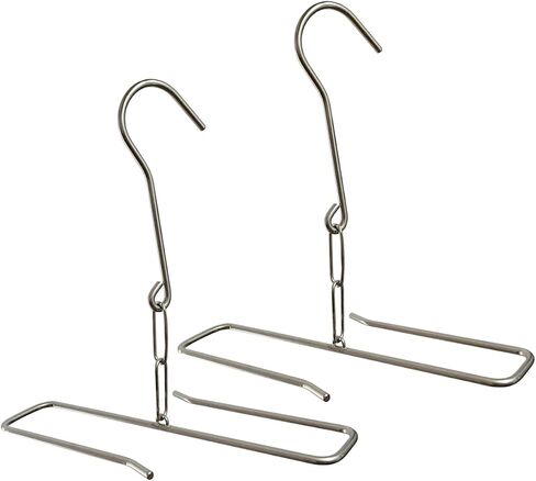 2Pack Wader Hangers for Boot, Stainless Steel Boot Hangers for Drying Fishing Hunting Waders, Tall Boots, Boot Drying and Storage Drying for Room, Outdoor or Garage Boot Rack in Saudi Arabia