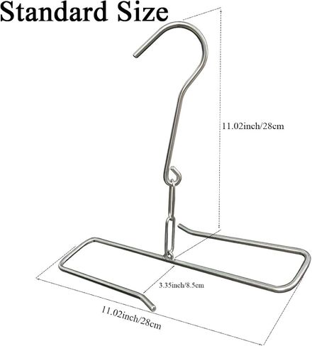 2Pack Wader Hangers for Boot, Stainless Steel Boot Hangers for Drying Fishing Hunting Waders, Tall Boots, Boot Drying and Storage Drying for Room, Outdoor or Garage Boot Rack in Saudi Arabia
