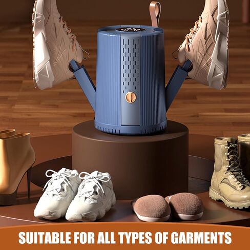 Boot Dryer, Portable Electric Shoe Dryers for Sneakers, 4 Drying Ports, Adjustable Timing 1/3/6 Hr, 48°c Constant Temperature, Deodorizing, Silent For Families, Athletes and Hikers in Saudi Arabia