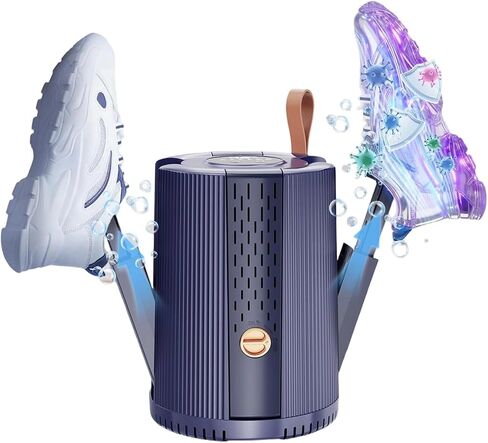 Boot Dryer for Work Boots, 6 Hour Intelligent Timer, Shoe Dryer with Heat Blower, Portable Glove Dryer, Socks Dryer & Shoes Warmer, Automatic Shut-Off Timer, Blue in Saudi Arabia