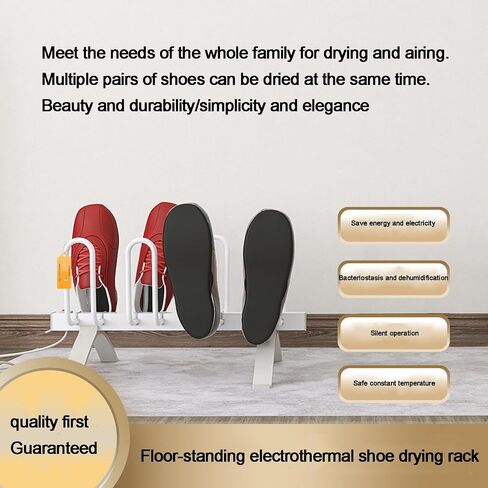 Boot Dryer, Glove Dryer, Shoe and boot dryer, Boots Dehumidifier, Drying 4 Pairs of Shoes at The Same Time 80w Ultra Quiet warmer,(White） in Saudi Arabia