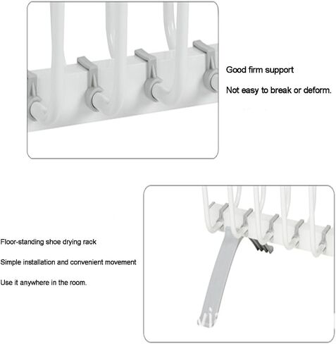 Boot Dryer, Glove Dryer, Shoe and boot dryer, Boots Dehumidifier, Drying 4 Pairs of Shoes at The Same Time 80w Ultra Quiet warmer,(White） in Saudi Arabia