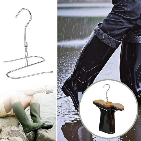 2 Pcs Fishing Waders Boot Hanger, Stainless Steel Fishing Wading Boot Drying Rack Wall Mount for Drying Fishing Waders Hunting Waders in Kuwait
