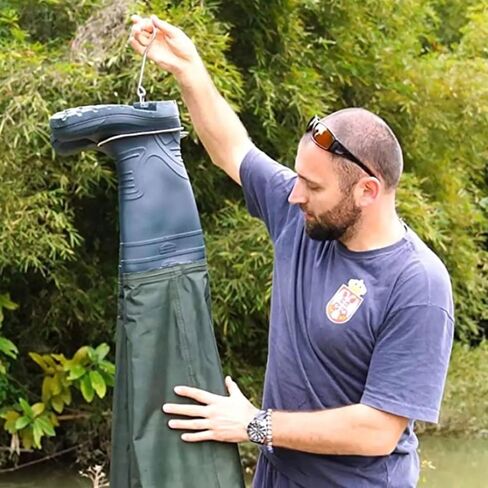 Fishing Waders Boot Hanger Stainless Steel Waders Hanger Wall Mount Boot Drying Rack For Drying Fishing Waders & Hunting Waders Etc 1pcs in Saudi Arabia