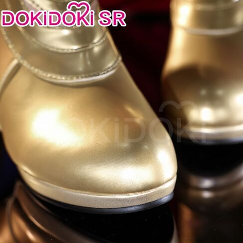 KIRA KIRA Honkai: Star Rail Cipher Cosplay Shoes Doki-SR Cipher Shoes for Halloween Cosplay Gold in Kuwait