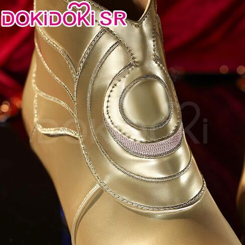 KIRA KIRA Honkai: Star Rail Cipher Cosplay Shoes Doki-SR Cipher Shoes for Halloween Cosplay Gold in Kuwait