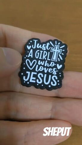 Just A Girl Who Loves Jesus Enamel Pin It's Like Punching People In The Face But With Words Badge Brooch For Backpacks Coats Hats Accessories in Kuwait