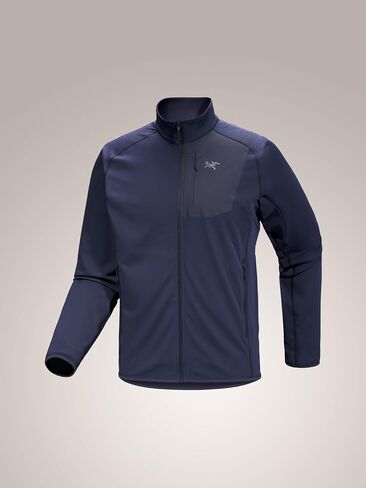 Arc'teryx Delta Jacket Men's | Fleece Jacket Delivering Warmth for Less Weight | Black Sapphire, Small in Kuwait