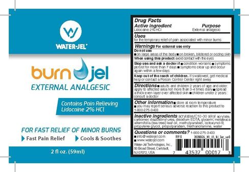 Water Jel Burn Jel Minor Burn Relief Gel Squeeze Bottle 4 oz in Kuwait