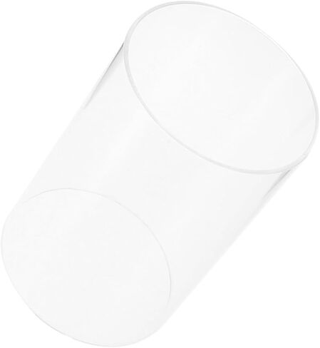 Gadpiparty Glass Candle Shade 10x15cm Glass Hurricane Cylinder Sleeve Windproof Candle Holder Cover for Home Decor and Wedding Centerpiece in Kuwait