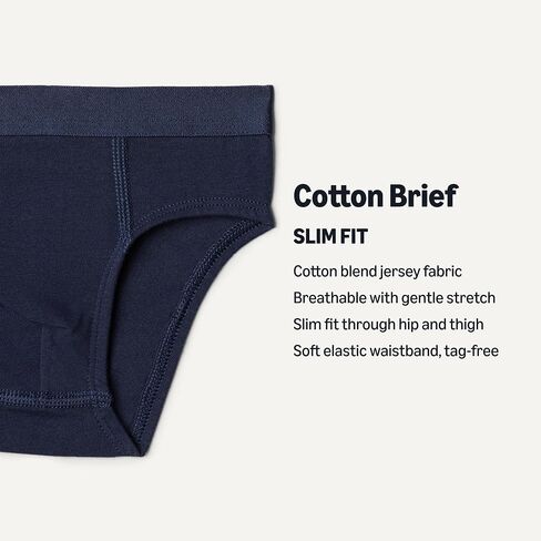 Amazon Essentials Boys' Cotton Jersey Brief Underwear, Pack of 10 in Kuwait
