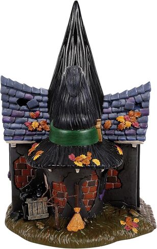 Department 56 Snow Village Halloween the Temple of the Enlightened Hag 50th Anniversary Limited Edition Light Up Building, 10.24 Inch, Multicolor in Kuwait