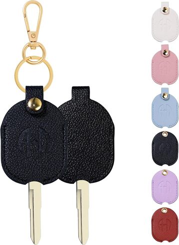 Car Key Cover Kechain for Broken Key - Leather Key Covers Protector for Car Key - Car Key Holder for Women, Men in Saudi Arabia