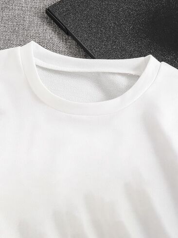 Boys' Sleeveless Vest | White Classic Muscle Tee Tank Top for Kids 8-12 Years in Kuwait