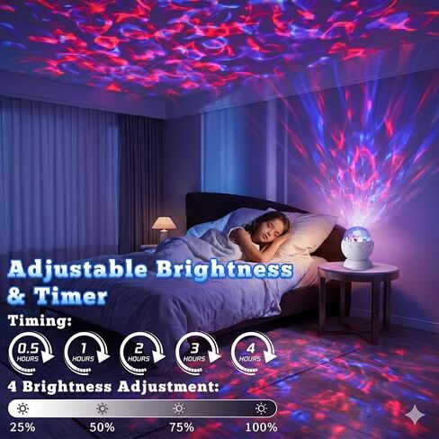 Galaxy Projector, Galaxy Light Projector with Remote Control, Night Lights for Kids, Room Decor for Teen Girls, Gift for Kids Adults, Birthdays, Christmas in Saudi Arabia